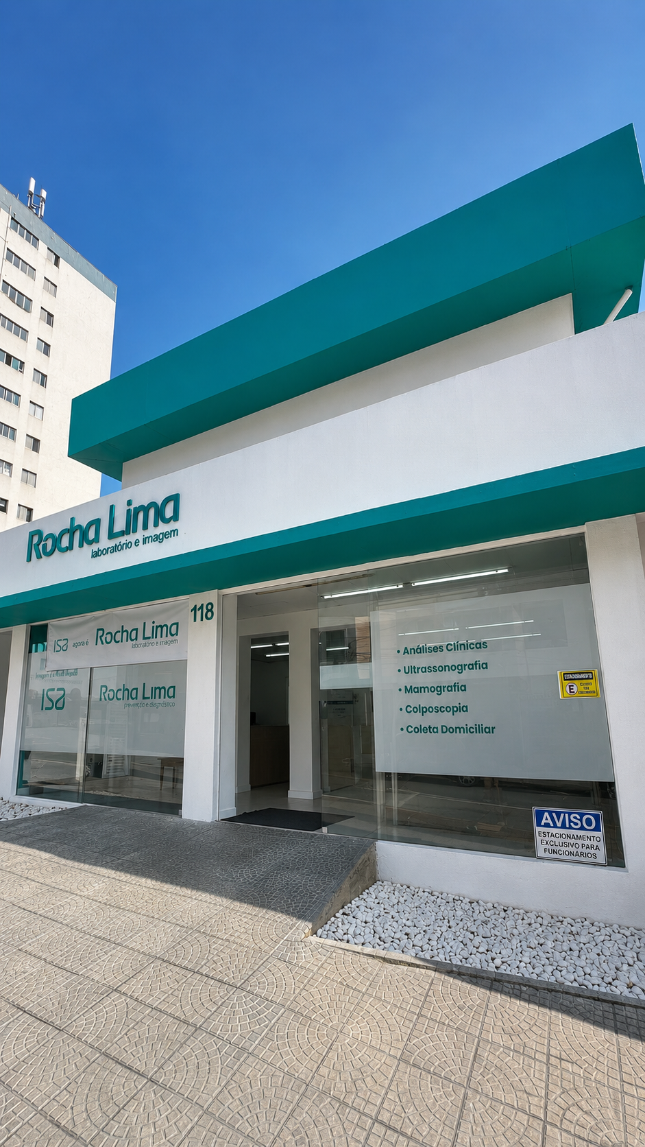 Fachada da Unidade Rocha Lima São Caetano